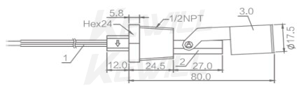 LV-Mini-72 側(cè)裝浮子液位開(kāi)關(guān)