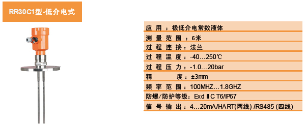 RR30導(dǎo)波雷達(dá)物位計(jì)